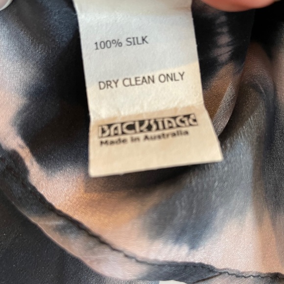Backstage Silk Tie Dye Tank Size S - Picture 2 of 5